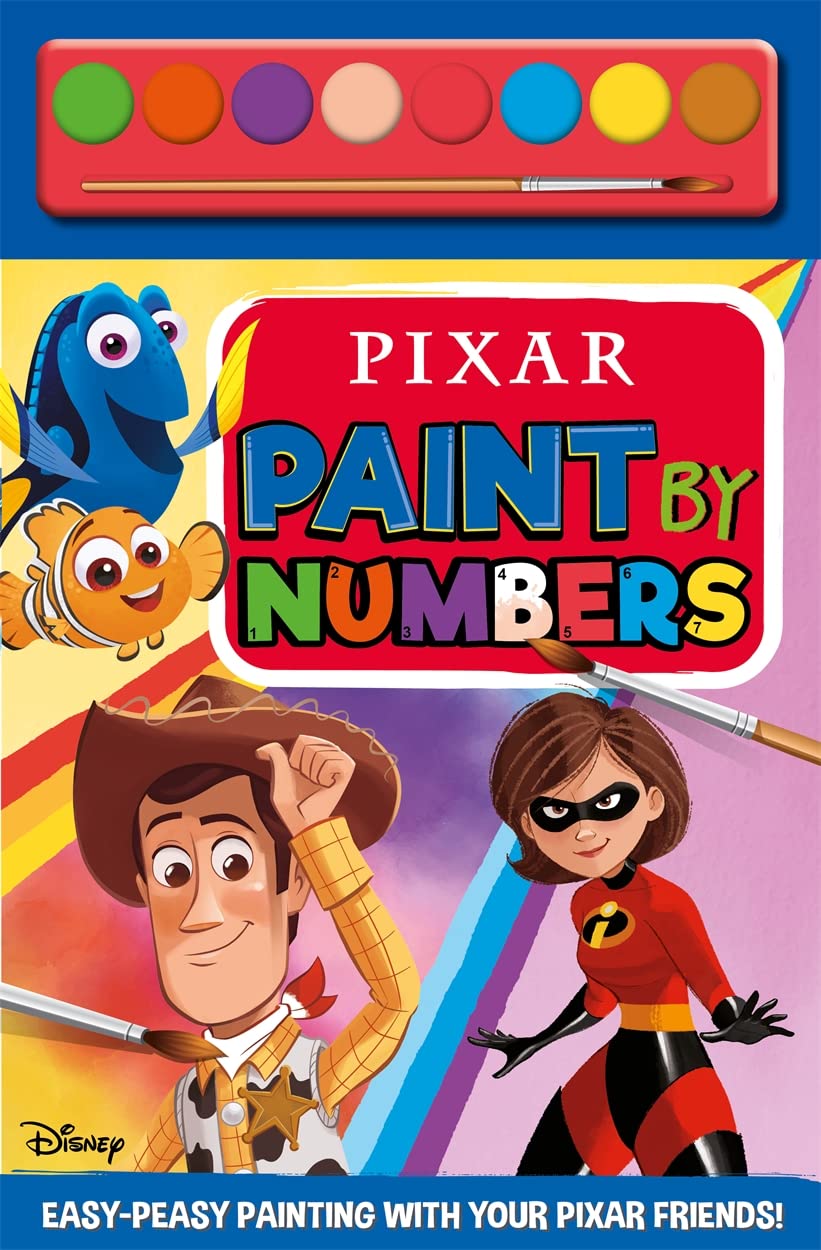 Pixar Paint By Numbers Readers Warehouse