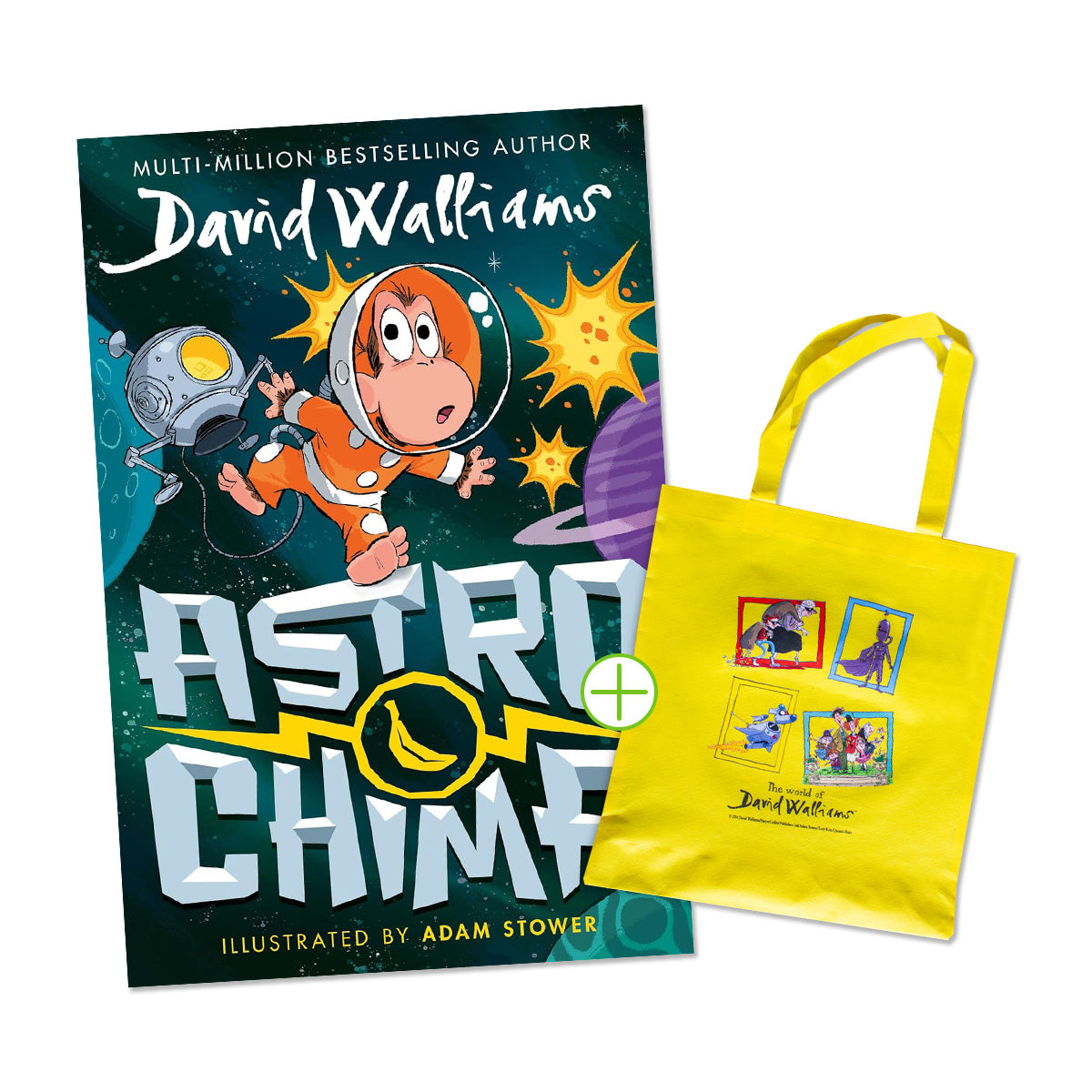 Astrochimp (includes tote bag, bookmarks and pencil) Readers Warehouse