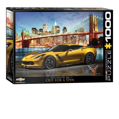 Corvette Out For A Spin - 1000 Piece Puzzle - Readers Warehouse