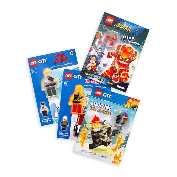 Lego 4 Books With 4 Minifigurines Readers Warehouse