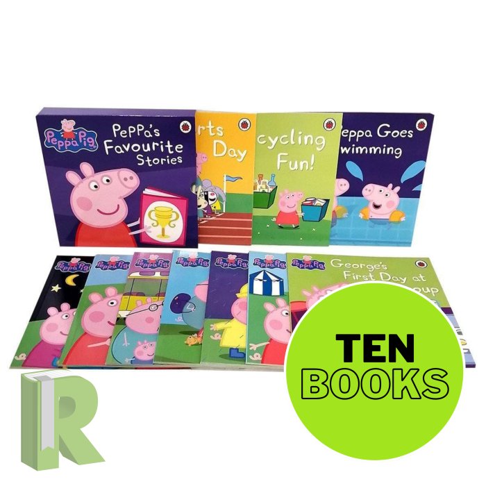 Peppa Pig Peppas Favourite Stories 10 Book Box set