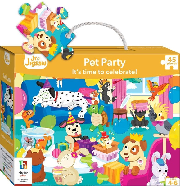 Pet Party 45 Piece Junior Jigsaw Box Set Readers Warehouse