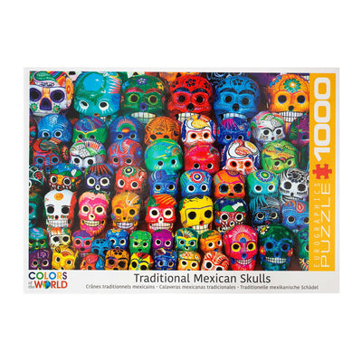 Traditional Mexican Skull - 1000 Piece Puzzle - Readers Warehouse