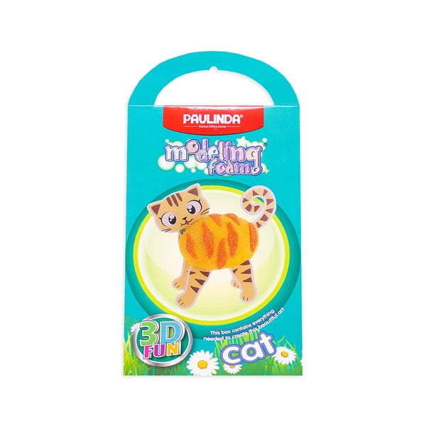 3D Cat Fun Modelling Foam Craft Kit Readers Warehouse