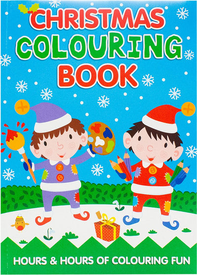 Christmas Colouring Book Elves - Readers Warehouse