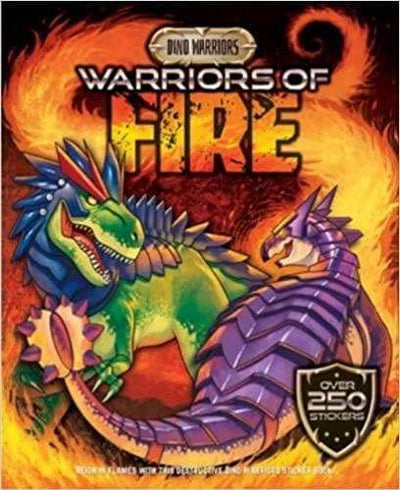 Dino Warriors Of Fire Sticker And Activity - Readers Warehouse