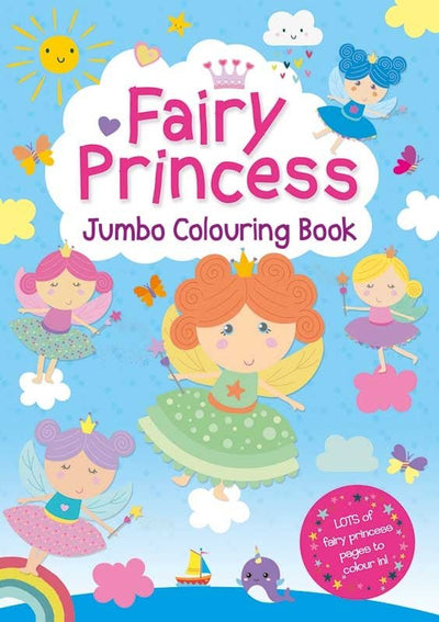 Fairy Princess Jumbo Colouring Book - Readers Warehouse