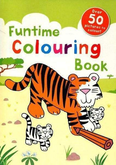 Funtime Coolouring Book: Tiger - Readers Warehouse
