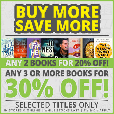 Buy More Save More book collection promotion with discounts on selected book titles