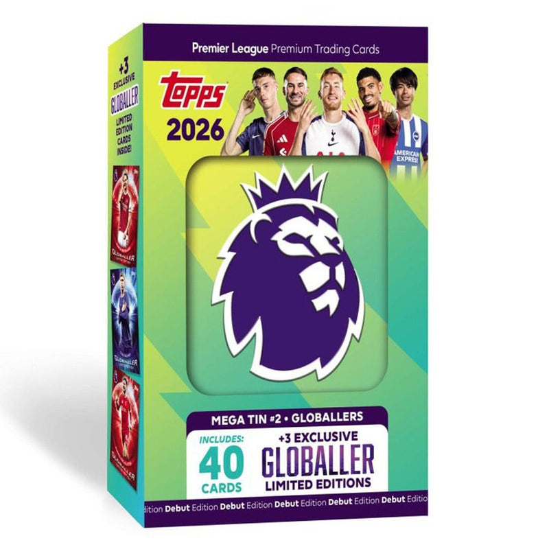 Topps Premier League 2026: Mega Tin (Globaller)