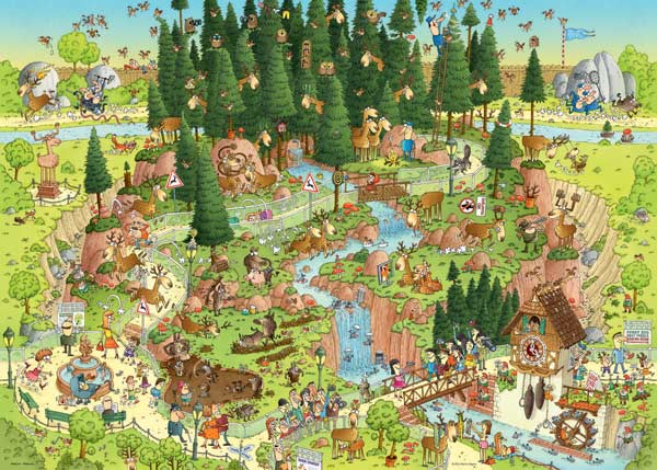 Black Forest Habitat 1000 Piece Puzzle