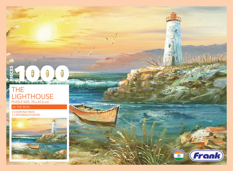 Frank The Lighthouse 1000 Piece Jigsaw Puzzle