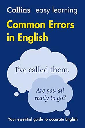Common Errors In English