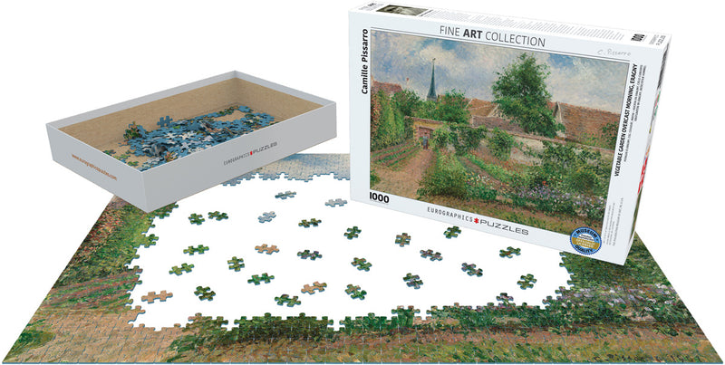 Vegetable Garden Overcast 1000 Piece Puzzle Box