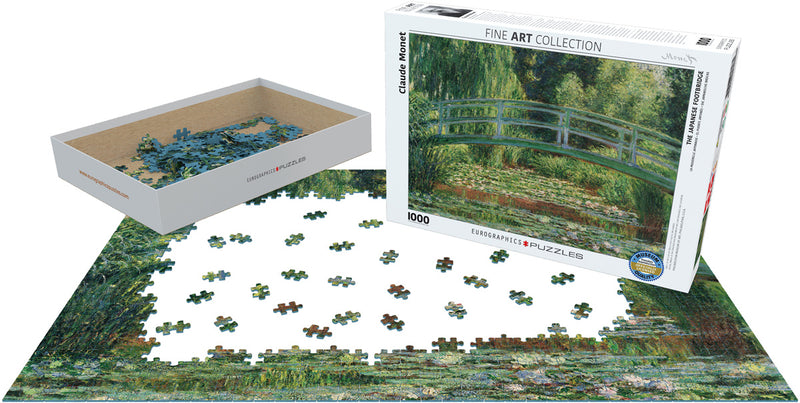 The Japanese Footbridge 1000 Piece Puzzle Box