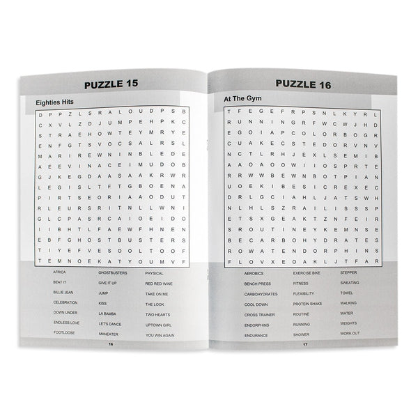 Word Search Large Blue Print Book - Readers Warehouse