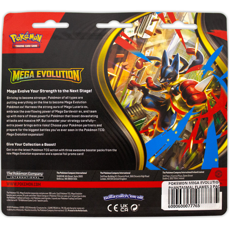 Pokémon: Mega Evolution 3 Pack Blister