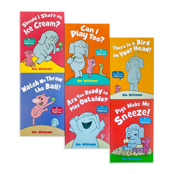 Elephant and Piggie 6 Book Collection