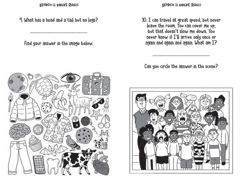 Search and Solve Riddles