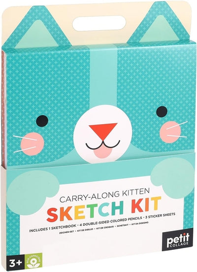 Carry-Along Kitten Sketch Kit
