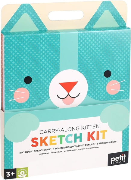 Carry-Along Kitten Sketch Kit