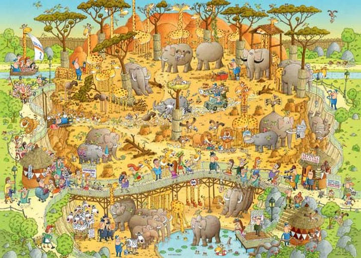 African Habitat 1000 Piece Puzzle | Readers Warehouse