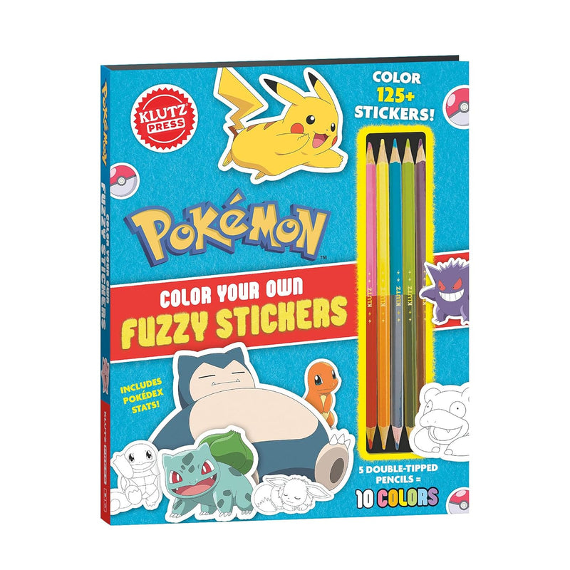 Pokémon : Color Your Own Fuzzy Stickers