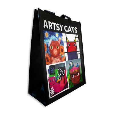 Artsy Cats Reusable Shopping Bag