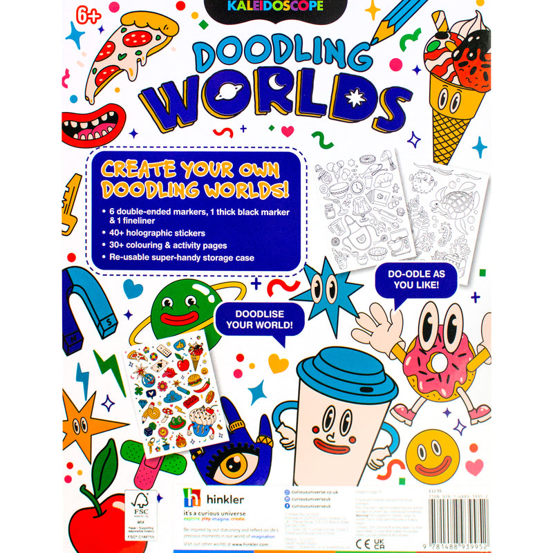 Doodling Worlds Colouring Kit