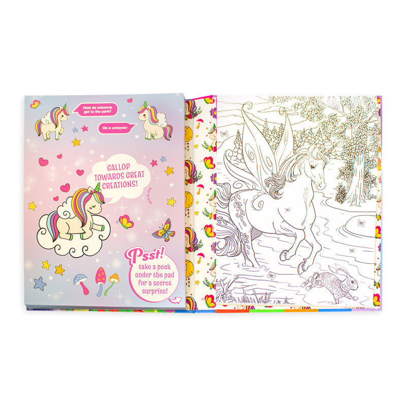 Unicorn Forest Colouring Kit