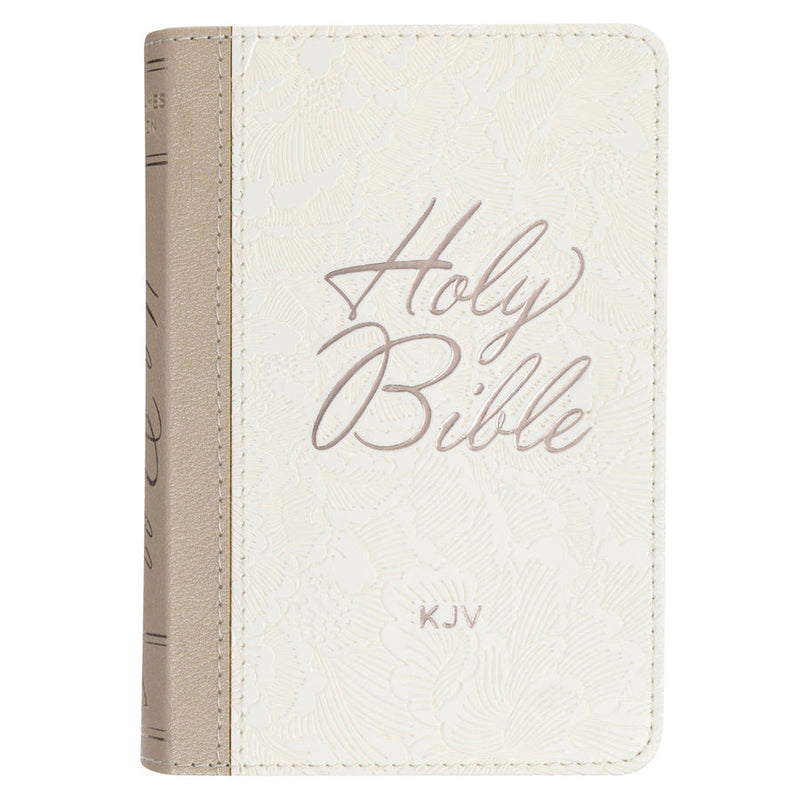 KJV Holy White Mini Bible Pocket Book