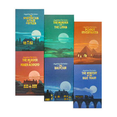 Agatha Christie Poirot 6 Book Box Set