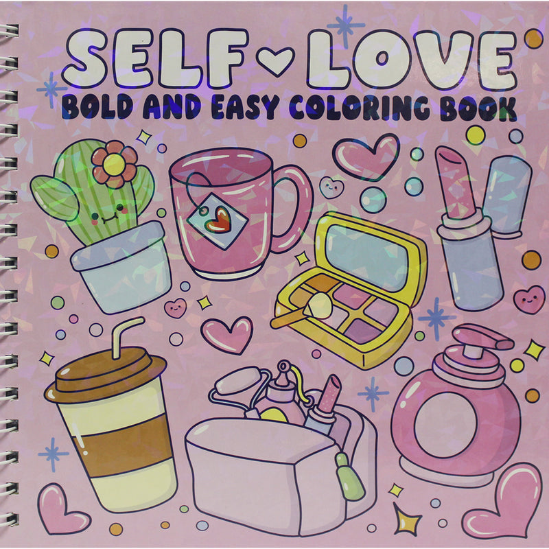 Self-Love: Bold and Easy Coloring Book