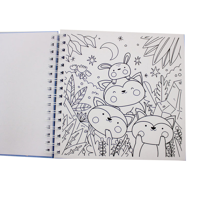 Cozy Friends: Bold and Easy Colouring Book