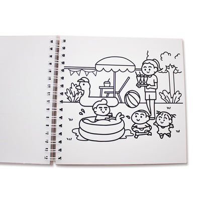 Little Friends Bold and Easy Coloring Book