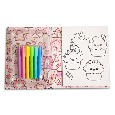 Sweet Kawaii Bold and Easy Coloring Kit