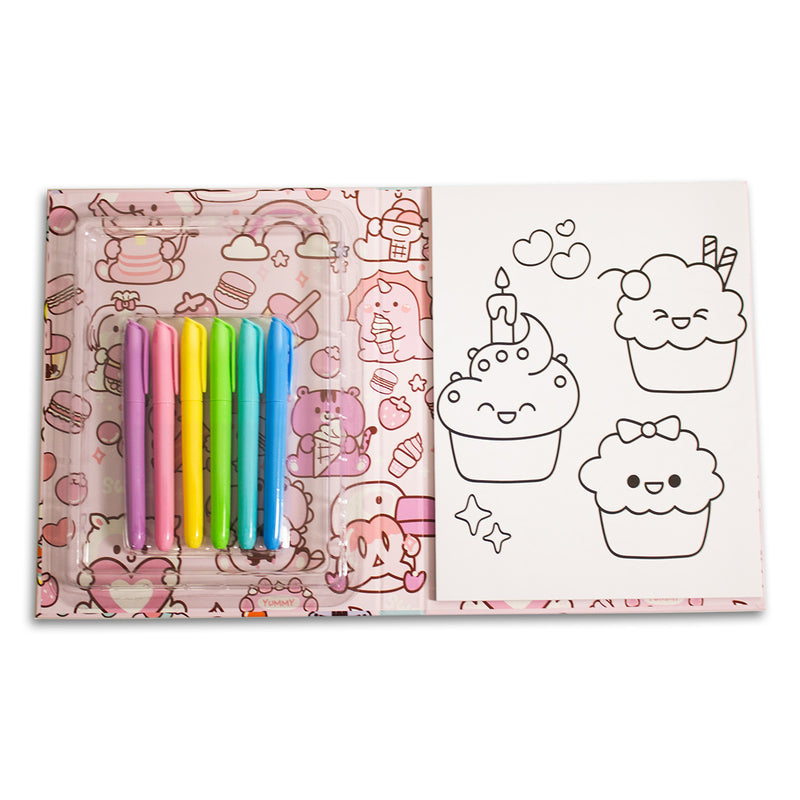 Sweet Kawaii Bold and Easy Coloring Kit