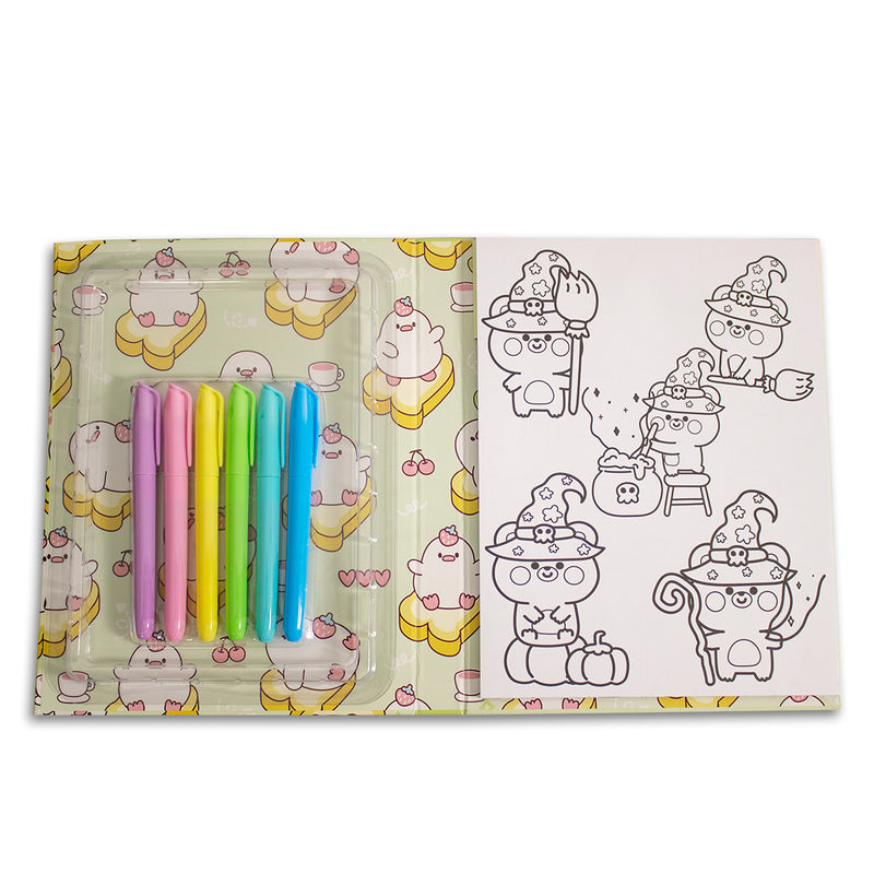 Stress Relief Patterns Bold and Easy Coloring Kit