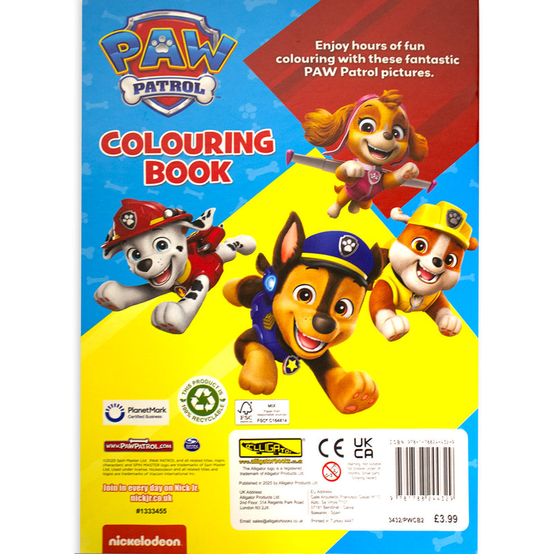 Paw Patrol Colouring Book