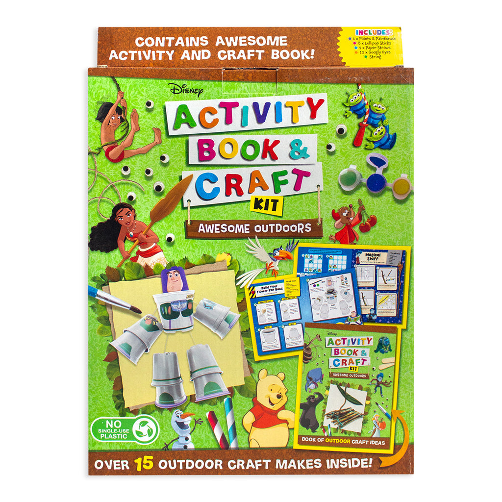 Direct Kids Student's Book 1〜6セット DME Disney: Activity Book & Craft Kit Awesome Outdoors | Readers Warehouse