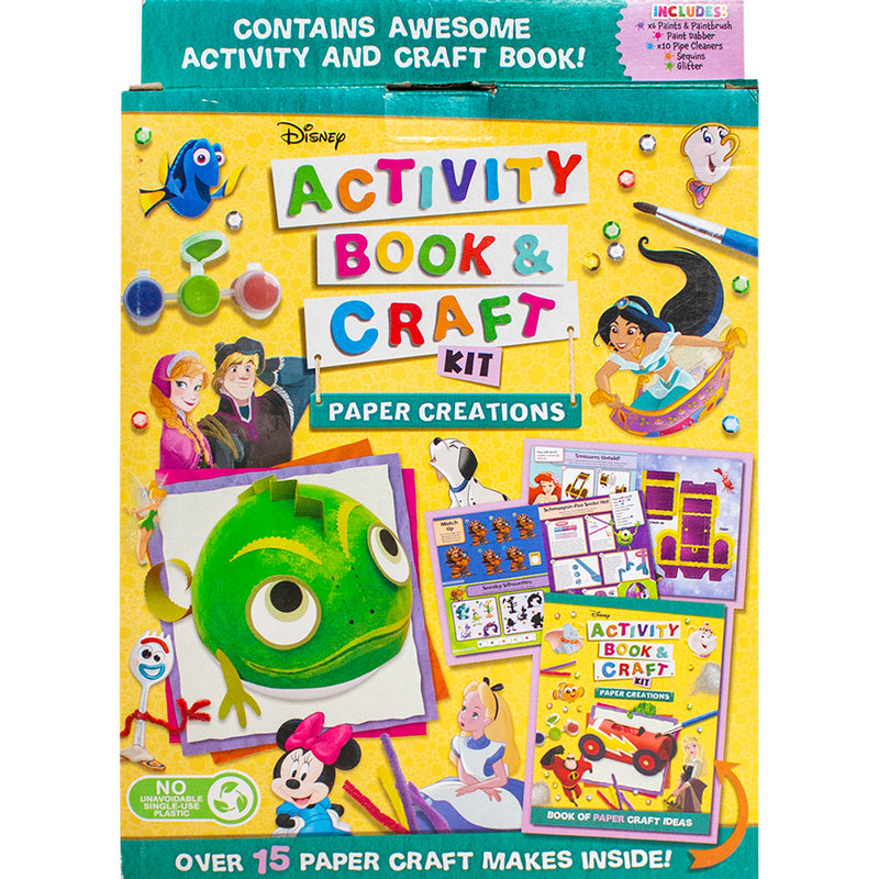 Disney: Activity Book & Craft Kit Paper Creations