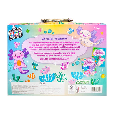Colour and Carry: 7 Cute Axolotl Activity Case
