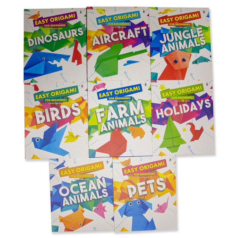 Easy Origami for Beginners 8 Book Collection