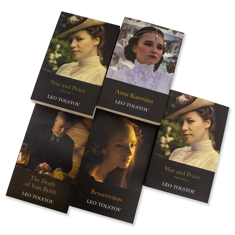 The Complete Novels of Leo Tolstoy 5 Book Collection