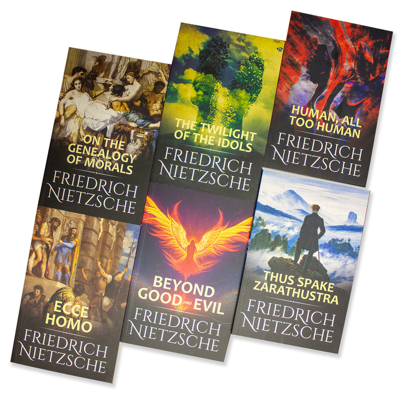 Complete Works of Fredrich Nietzsche 6 Book Collection