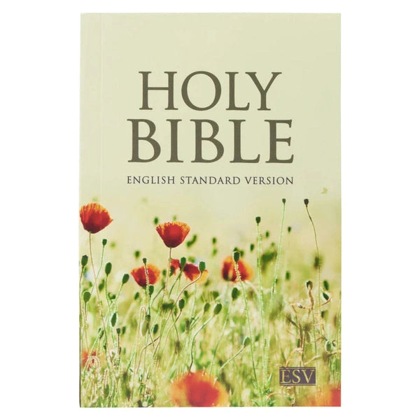 ESV Compact Holy Bible Poppies | Readers Warehouse