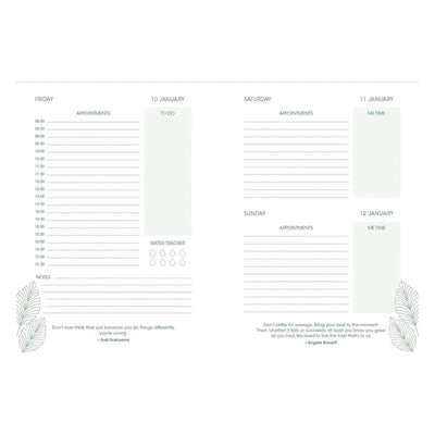 Daily Planner for Women 2025 With Zip Create Balance