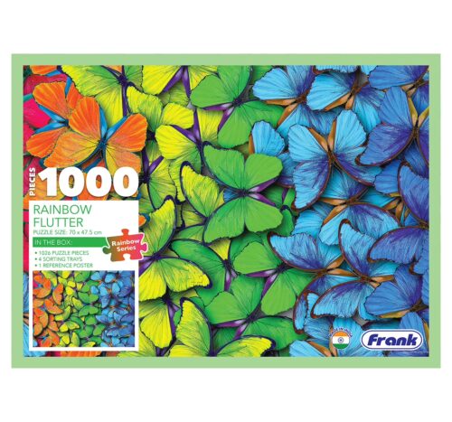 Rainbow Flutter 1000 Piece Jigsaw Puzzle