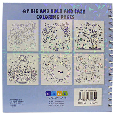 Cozy Friends: Bold and Easy Colouring Book