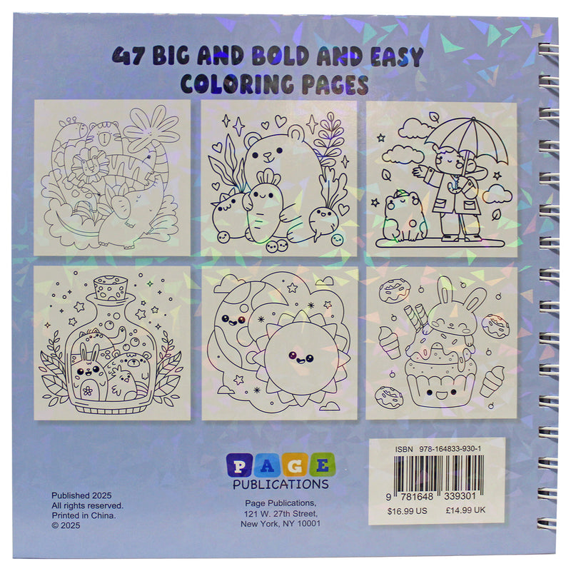 Cozy Friends: Bold and Easy Colouring Book